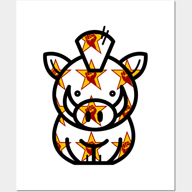 Revolution Pig Wall Art by PGMcast
